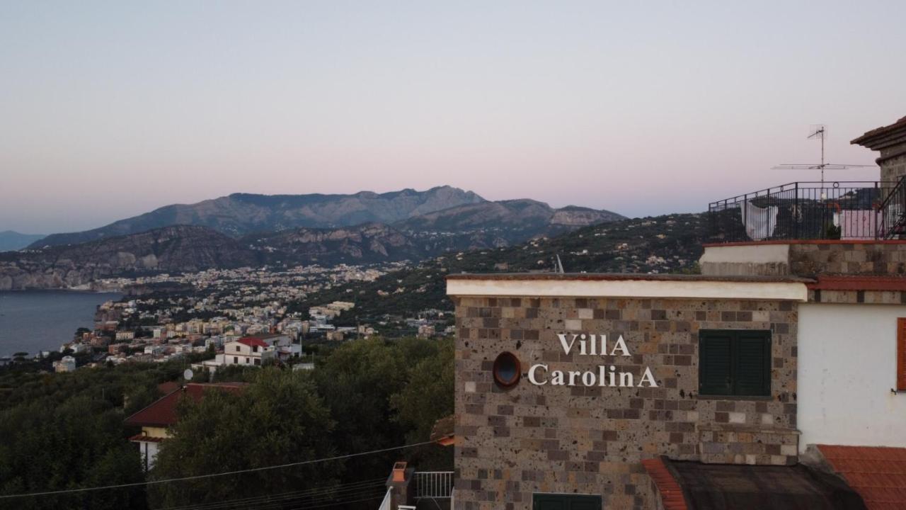 Villa Carolina Sorrento Private Heated Pool And Sea View Extérieur photo
