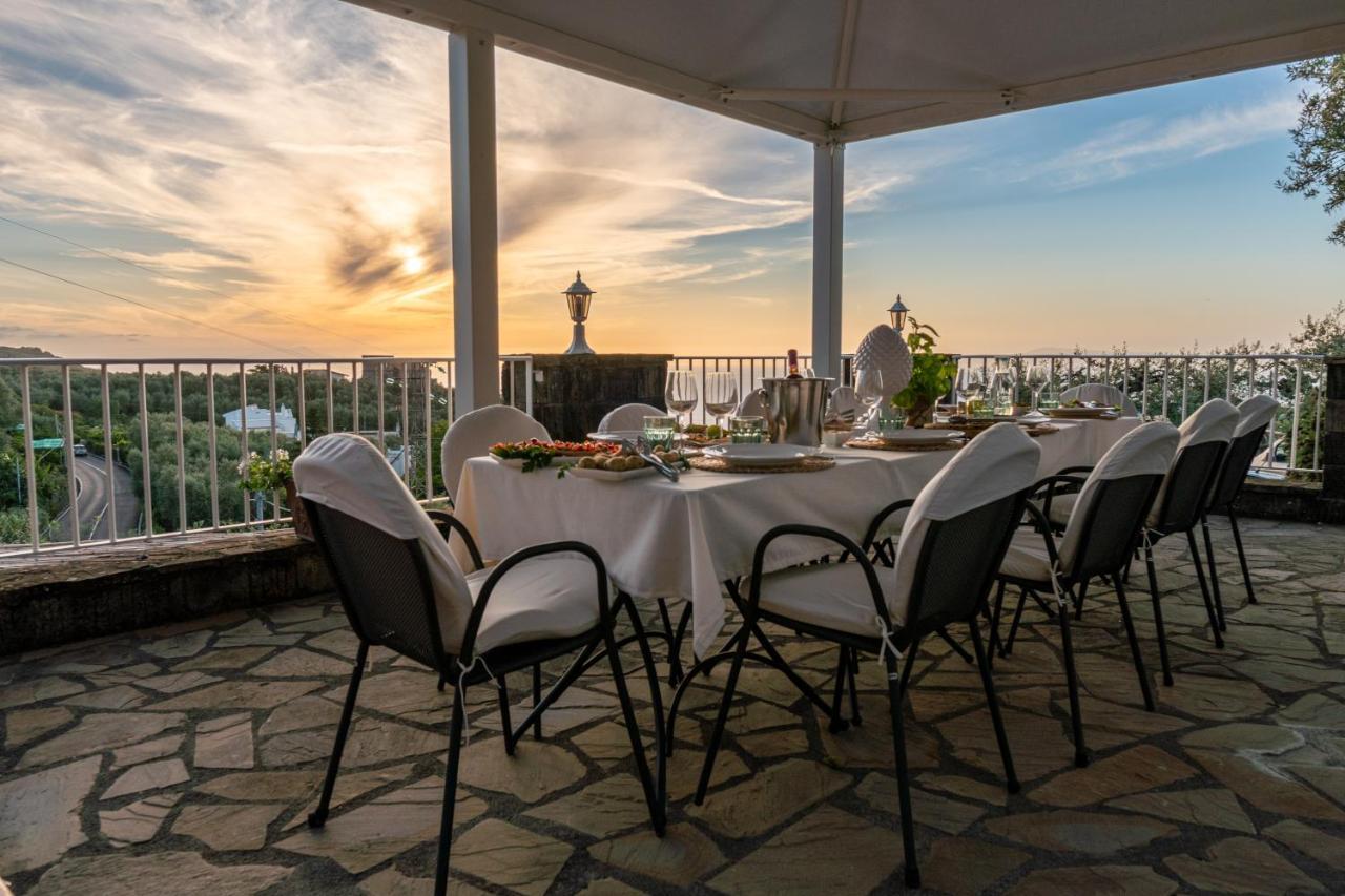 Villa Carolina Sorrento Private Heated Pool And Sea View Extérieur photo