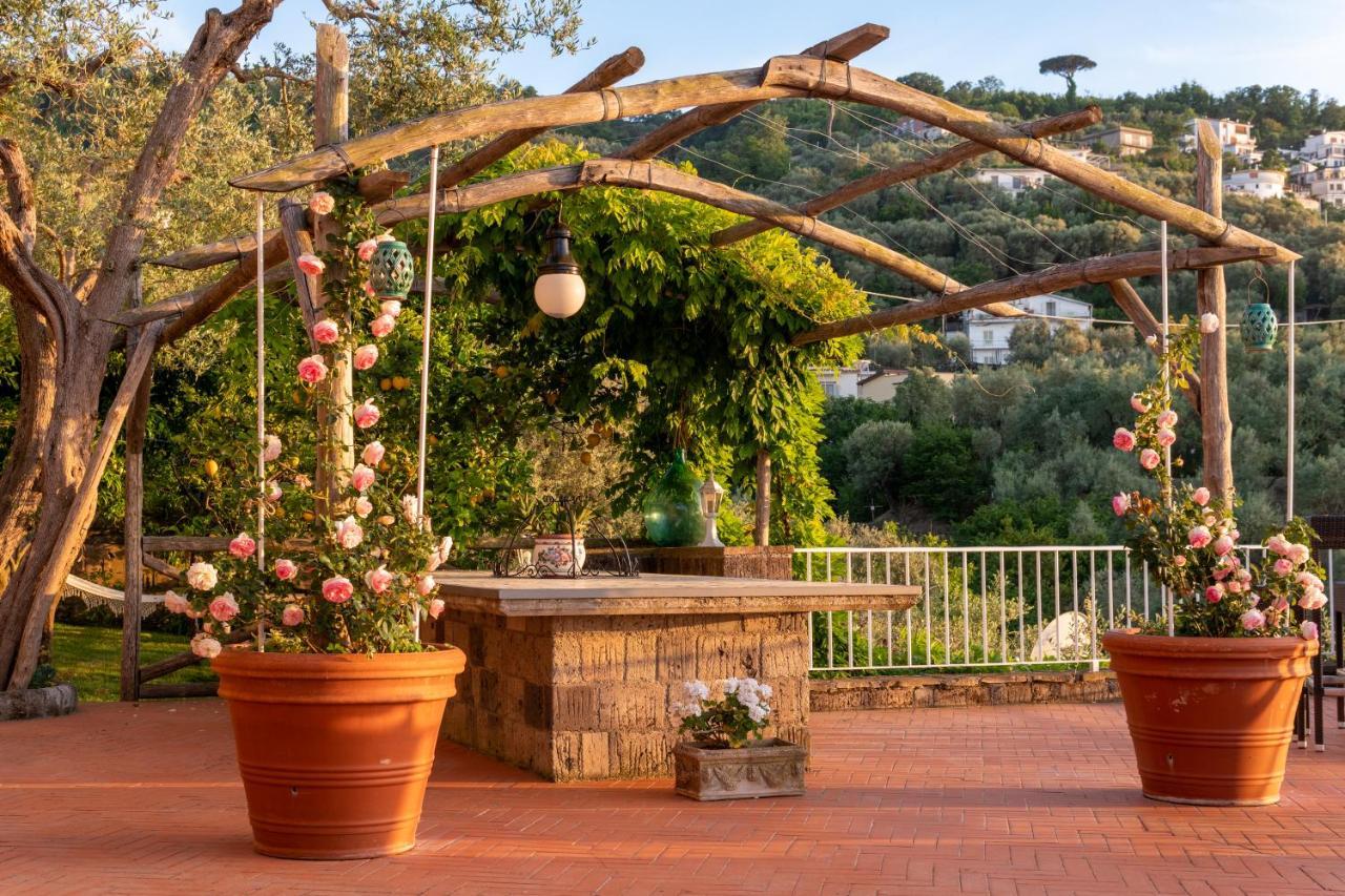 Villa Carolina Sorrento Private Heated Pool And Sea View Extérieur photo