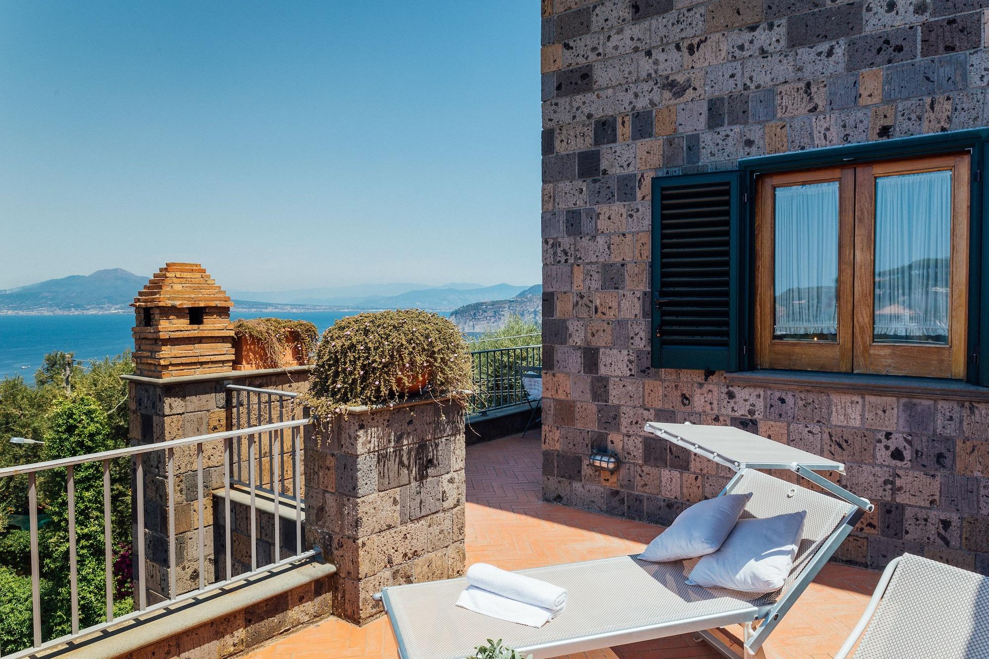 Villa Carolina Sorrento Private Heated Pool And Sea View Extérieur photo