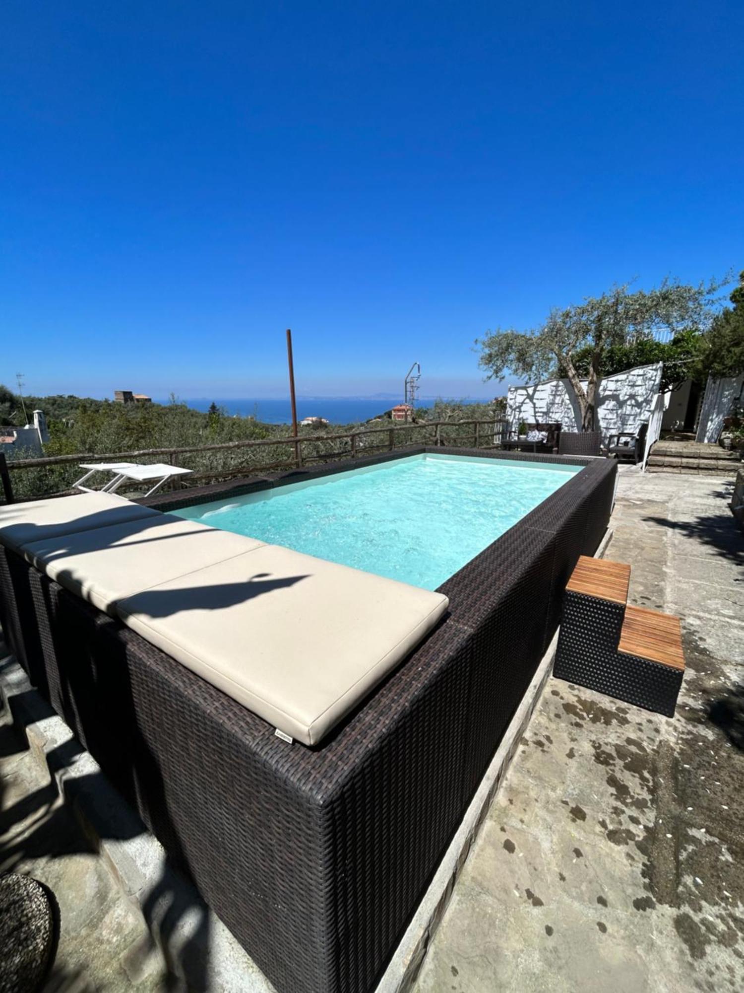 Villa Carolina Sorrento Private Heated Pool And Sea View Extérieur photo