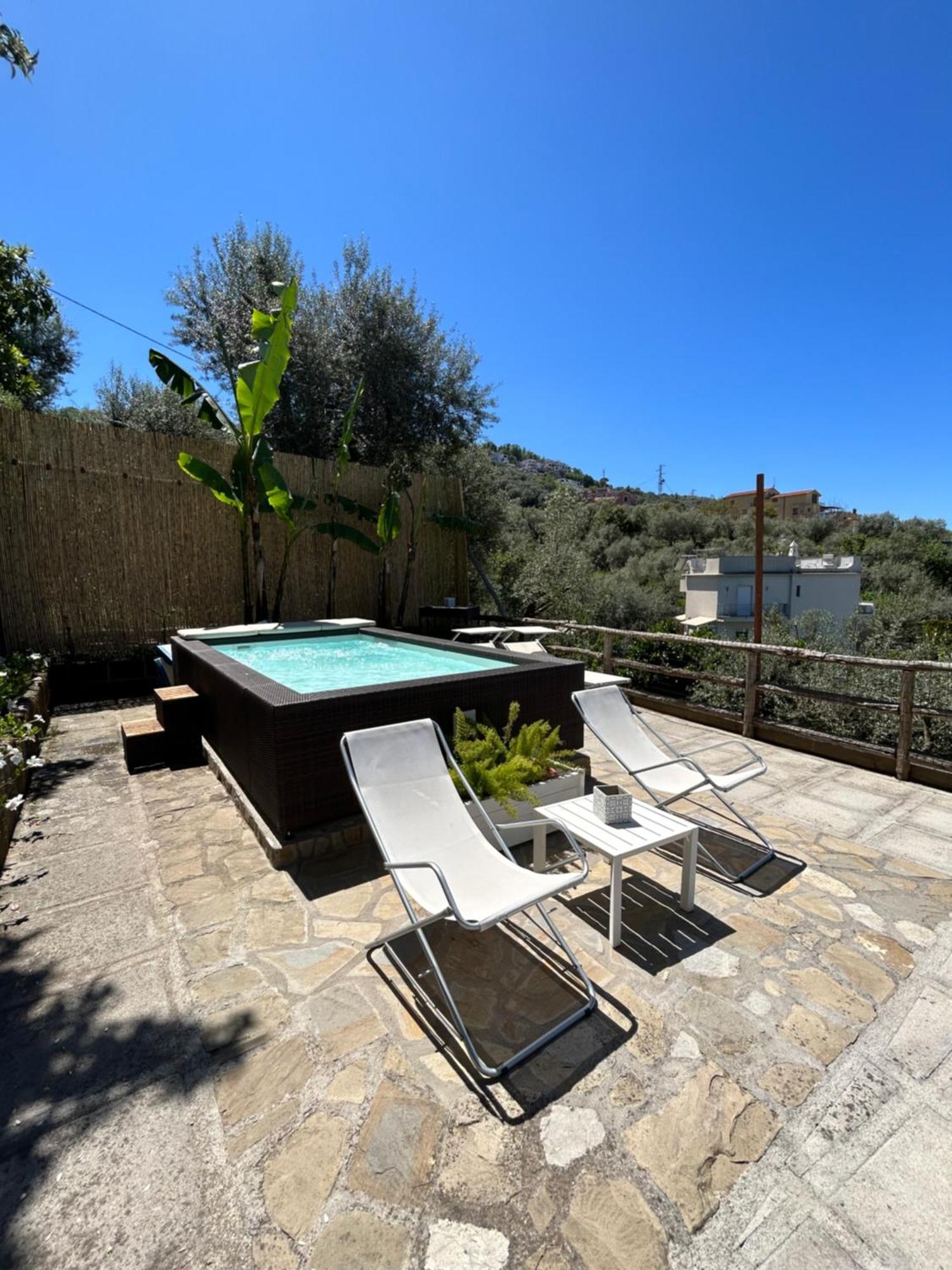 Villa Carolina Sorrento Private Heated Pool And Sea View Extérieur photo